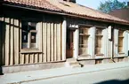 Sandgärdsgatan 23, Kafe Stjärnan och postbanken. 1956. Båtsmansbacken i Växjö.