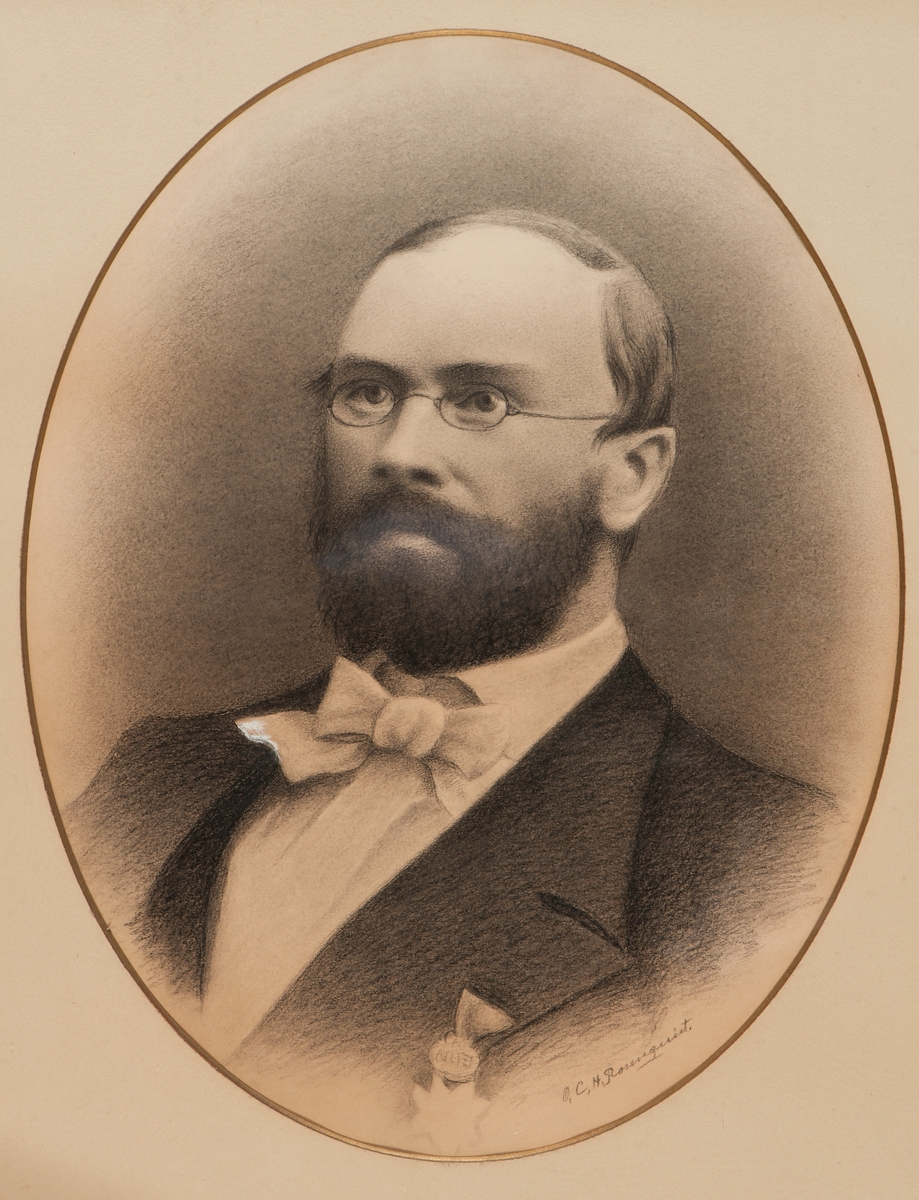 Porträtt av Carl Anton Pettersson, Sverige, 1819-1863.