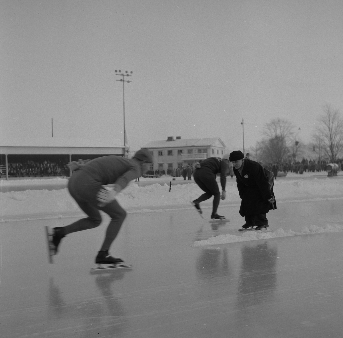 Skøytelandskampen mellom Norge og Sverige på Stadion