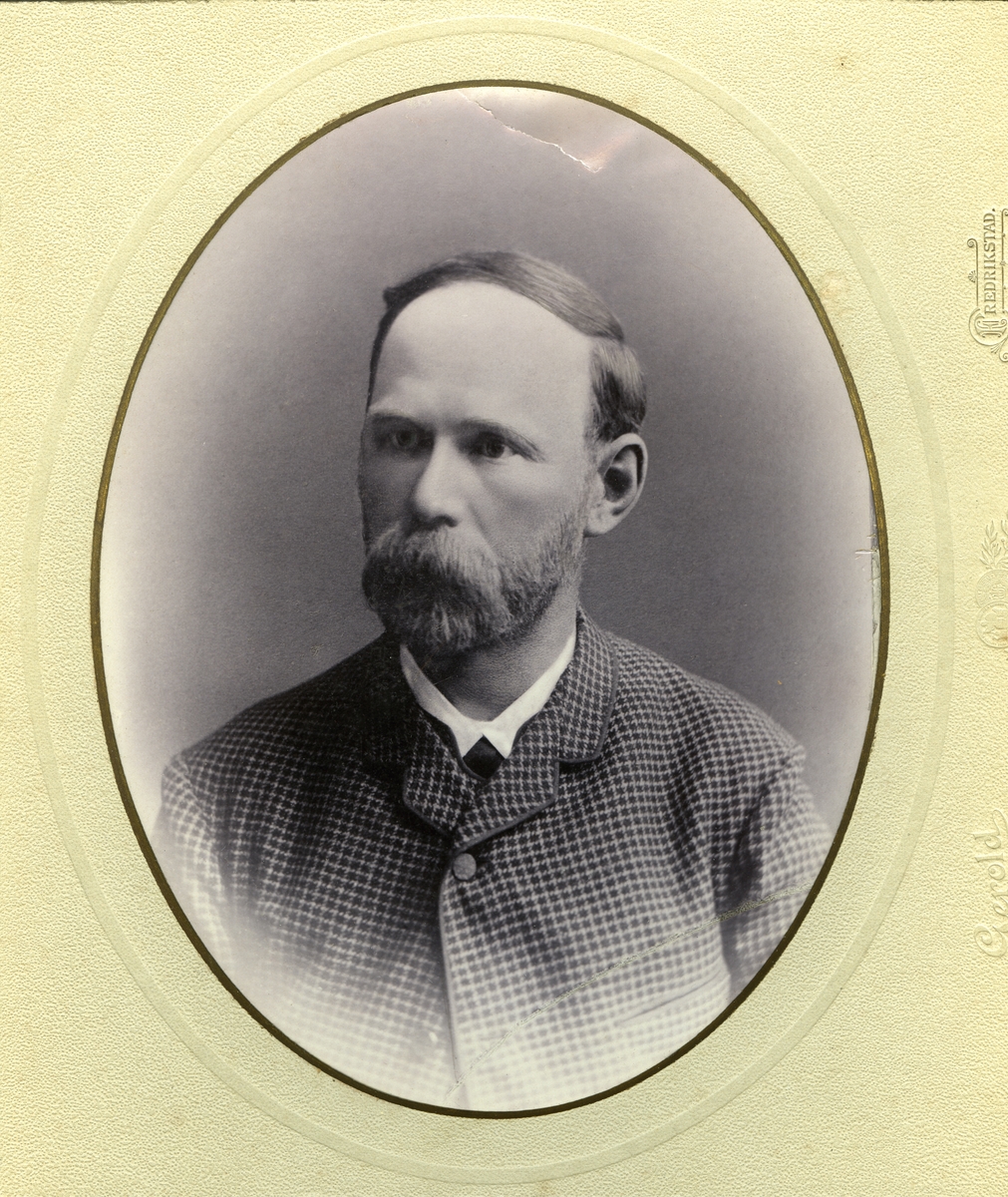 Klaus A. Strand (1848-1935), gartner,

Avfotografert av innrammet foto. Foto: Gerold.