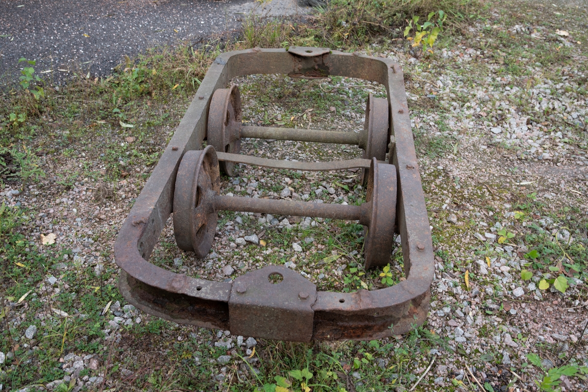 Vagnsunderrede för tippvagn, decauville.