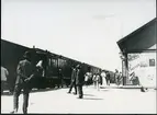 Tortuna sn, Västerås kn.
Järnvägsstationen, 1908.