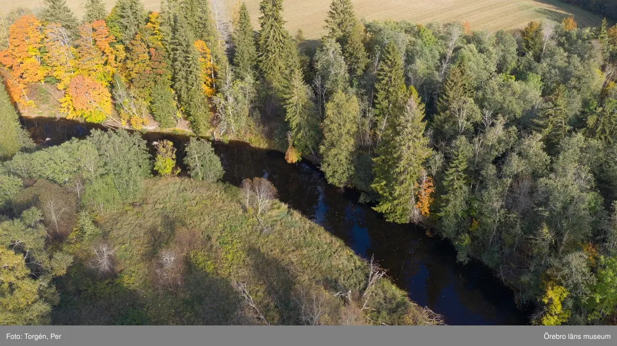Drönar bilder över Järle kvarn