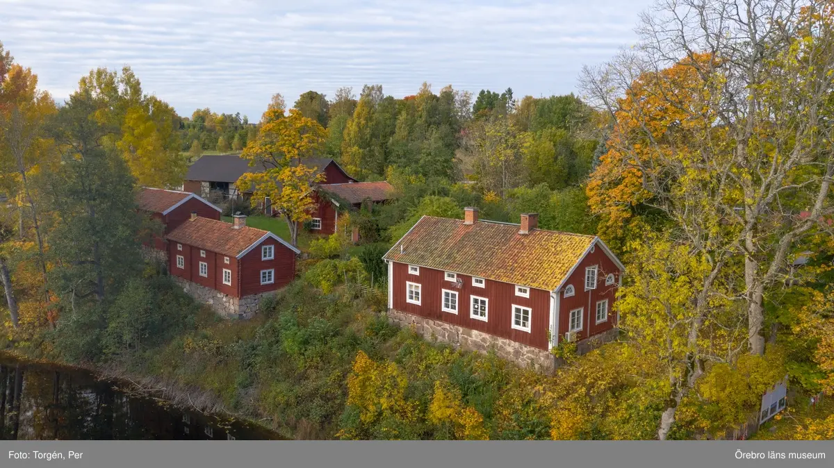 Drönar bilder över Järle kvarn