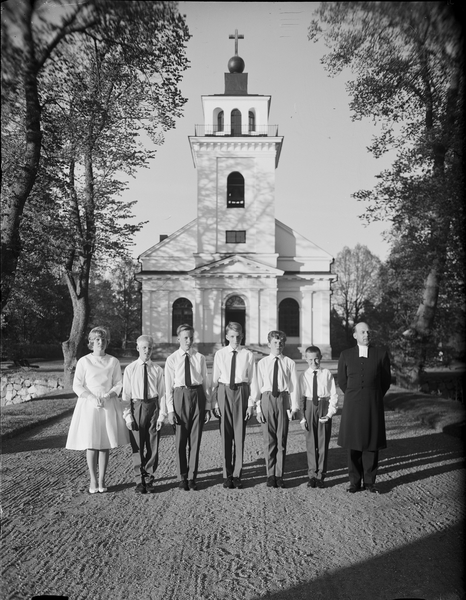 Konfirmander, Forsmarks kyrka, Uppland