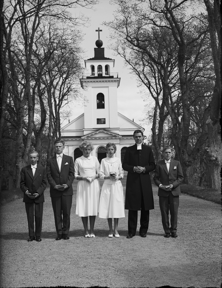 Konfirmander, Forsmarks kyrka, Uppland