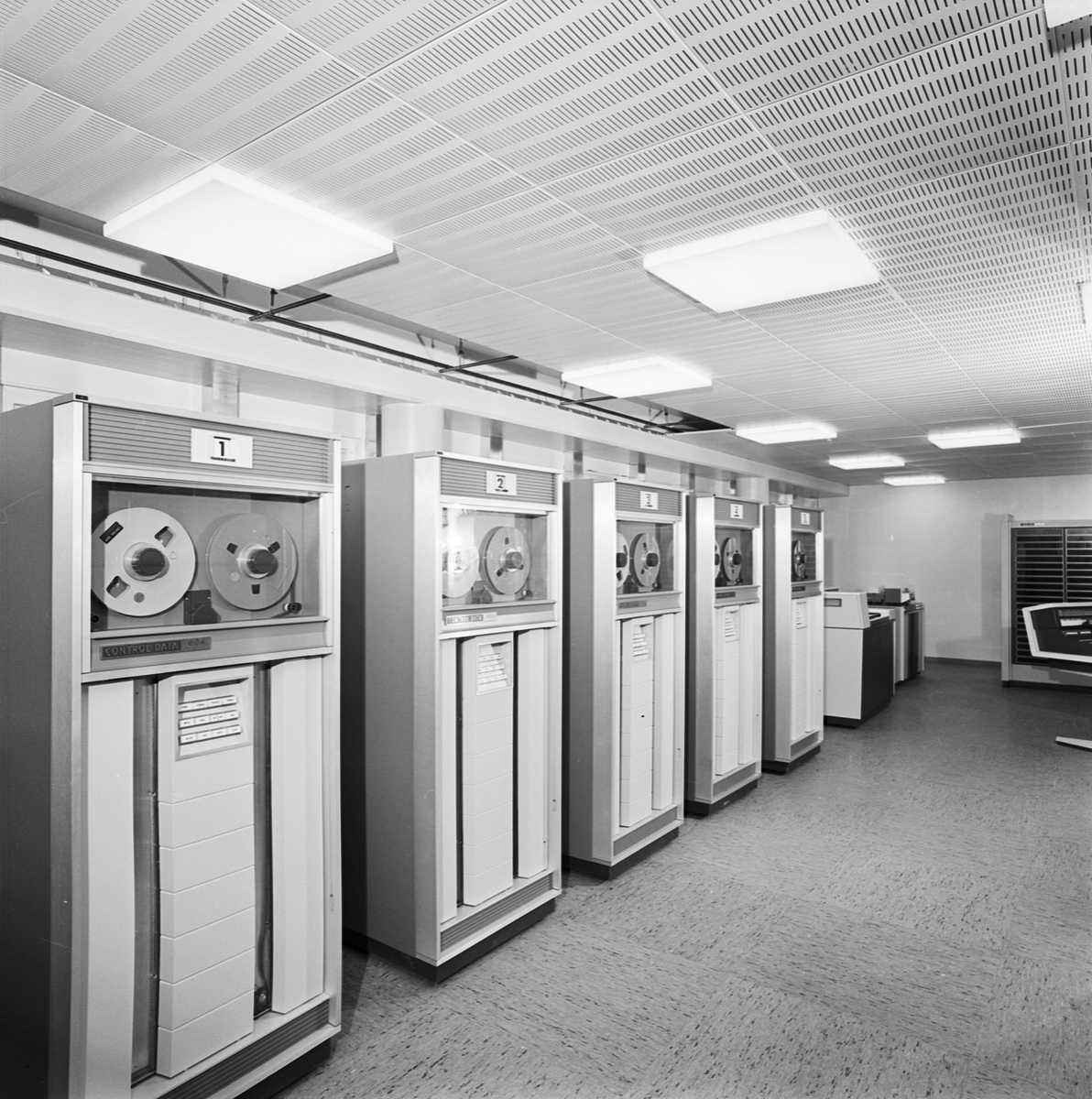 Datacentralen UDAC, Uppsala, augusti 1965