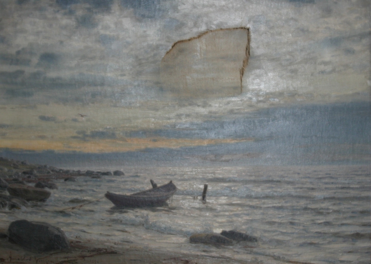 Før Bygen [Maleri]