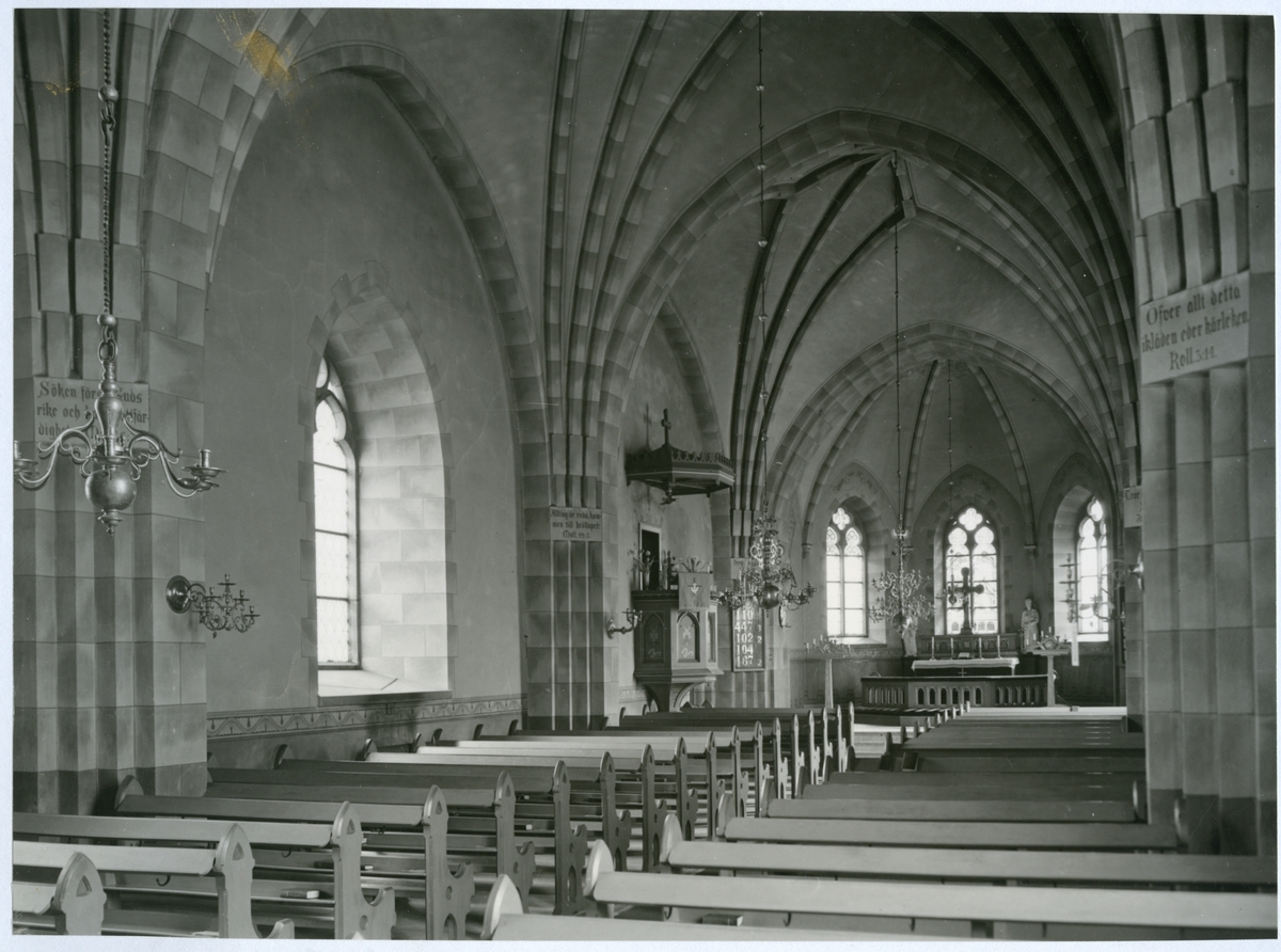 Tärna sn, Sala kn, Tärna.
Interiör av Tärna kyrka.