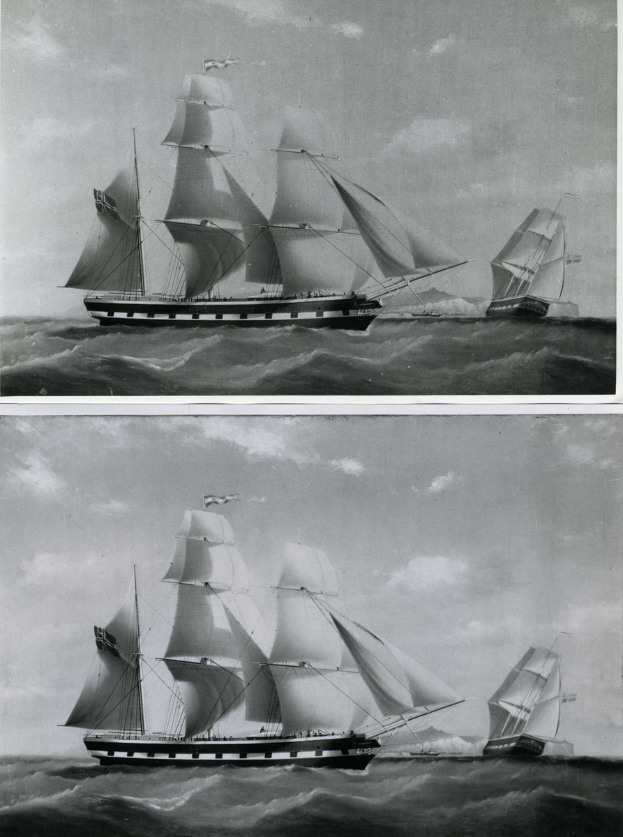 Fartøybilder fra Agder. 

Navn:  Oceana
Kjennetegn: HVLP
Type: Klipperskip, omrigget til bark på 1850-tallet
Bygget på Svinodden i Arendal, av skipsmester Morten Kiddelsen.
Kilde: Kallevig s. 49ff
          Hvite seil b5 s53
          Ingemann 1850
          1858x
          Møller 1862
          F75
Skuteregistersignatur: 1850IO130 og 336

Bilde 1:
Arkivref: Fartøybilder 56
Tekst: Oceana, bark, efter maleri med påskrift: "Oceana af Arendal, ført af Captn O. A. Olsen". Original tilh. J. T. G. Aalholm, forært Aust-Agder Museeet, Arendal. Efter oljemaleri på lerret, sign av M. T. Renault, Livorno 1864. Fra Arendal Sjømannsforening 14. januar 1959.

Bilde 3:
Tekst: Kapt. Ole Anton Olsen, Arendal. Reder: Christian Stephansen, Arendal. Maleri av F. Tudgay, Liverpool 1860. Bakgrunn: Klippene ved Dover. Tilhørende O. A. Aalholm, gave desember 1960 fra Arendals Forsikringsselskab A/S, Arendal. Foto Væring 1955. AAA Neg. nr. 633

Bilde 2
Arkivref: Fartøybilder 56;  AAA Neg. nr. 360
Tekst: Oceana Captn. S. E. Svendsen, Arendal 1876.  