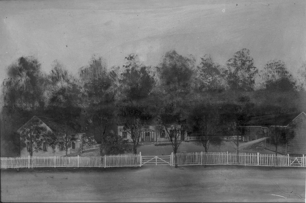 Jens Julsrud, gård - bilde og maleri
