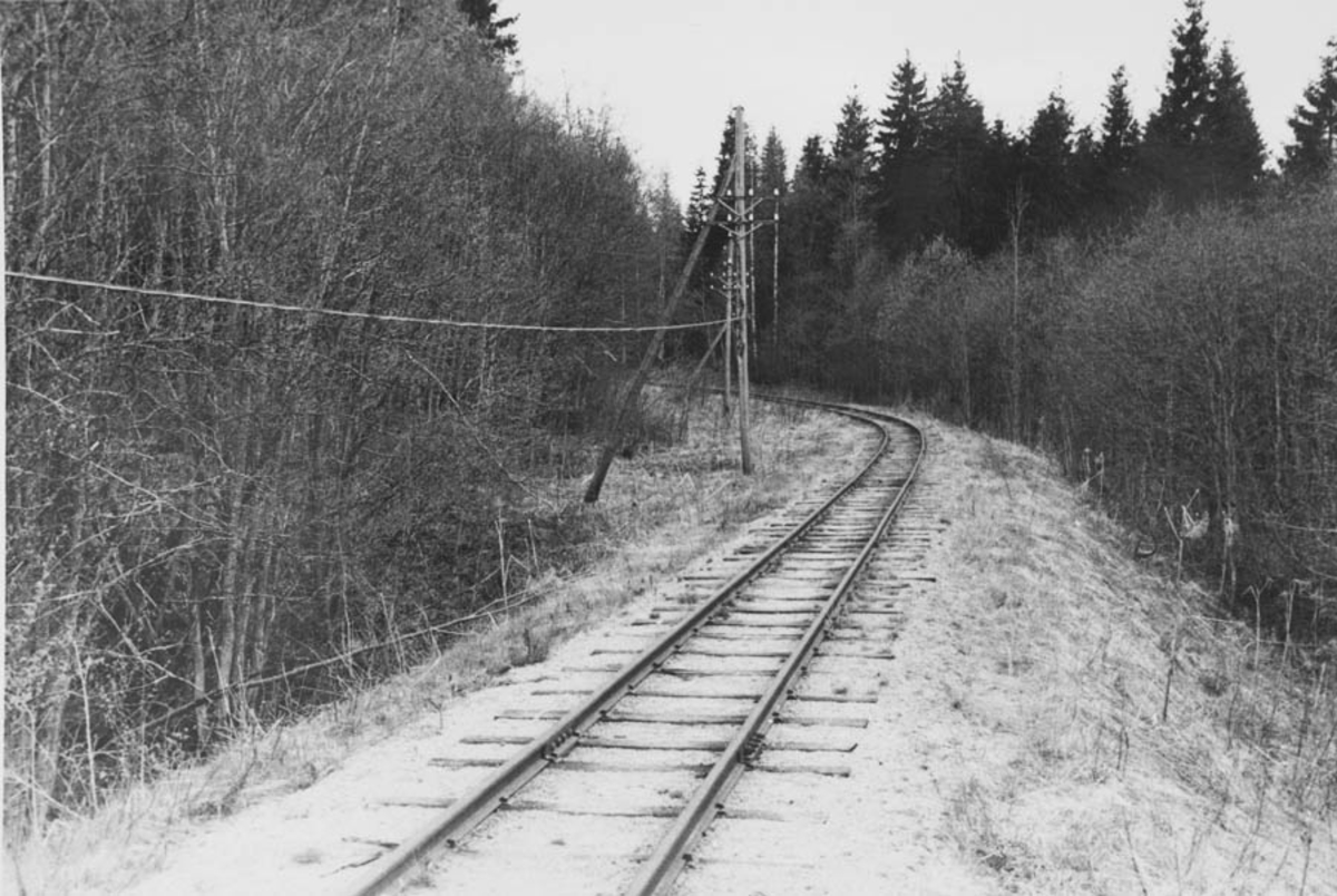 Strekningen Kvevli - Mork.