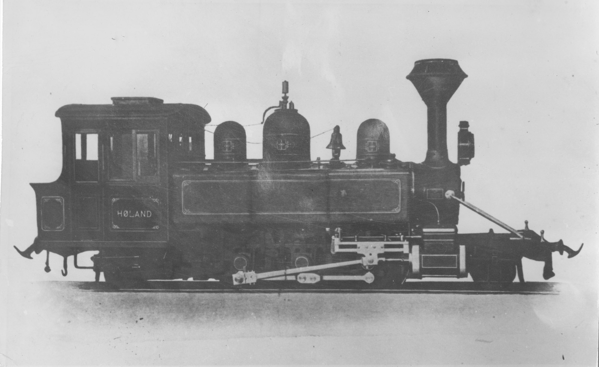 Leveransefoto av lok 3 Høland fra Baldwin Locomotive Works, Philadelphia, USA.