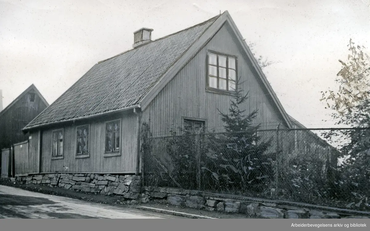 Maridalsveien i området mellom Griffenfeldts gate og Arendalsgata,.november 1939