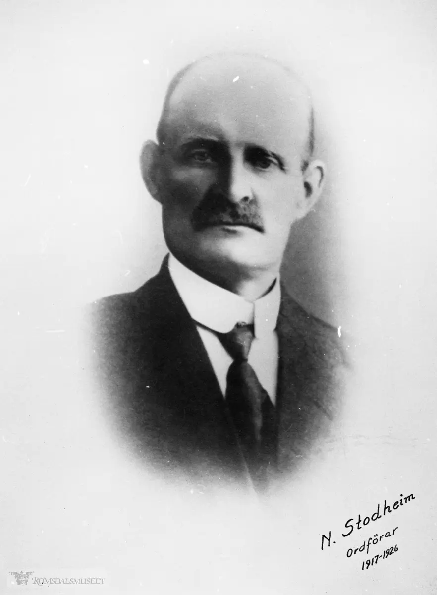 Ordfører fra 1917-1926 .Ordfører i Nesset.