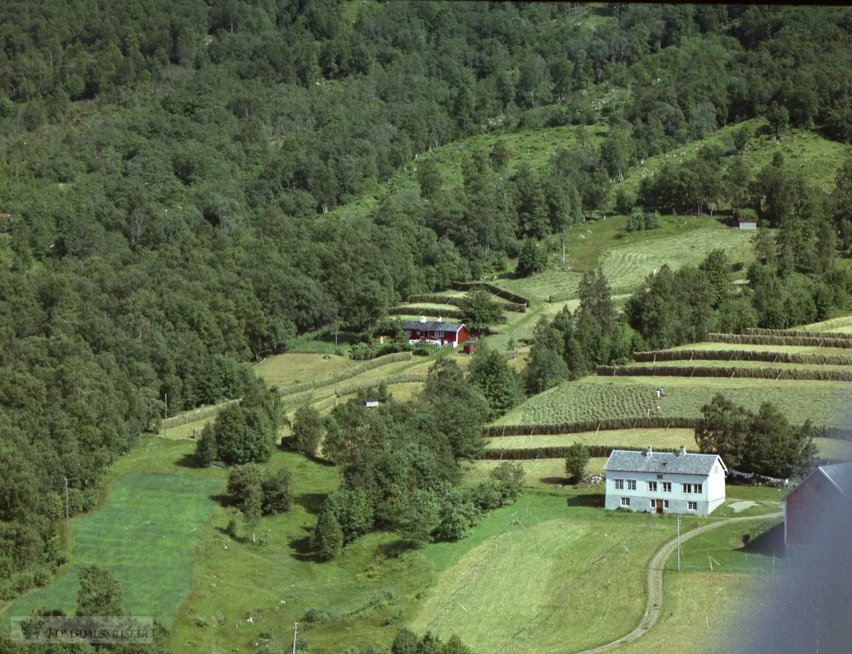 Tomren store, gnr. 67..Nede til høyre: Bnr. 9 "Aretgarden".