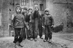 Innvandrerbarn på Grønland vinteren 1981.