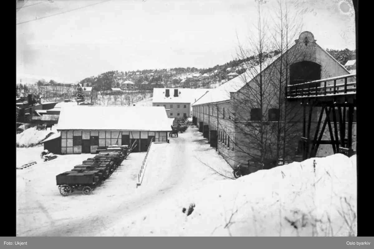 Stallen på Munkehagen, omtalt som Europas største stall.Kilde: "Ved renhold og orden skabes sundhed og liv. RAF 100 år" (Hegna, T og Messel, J (1995))