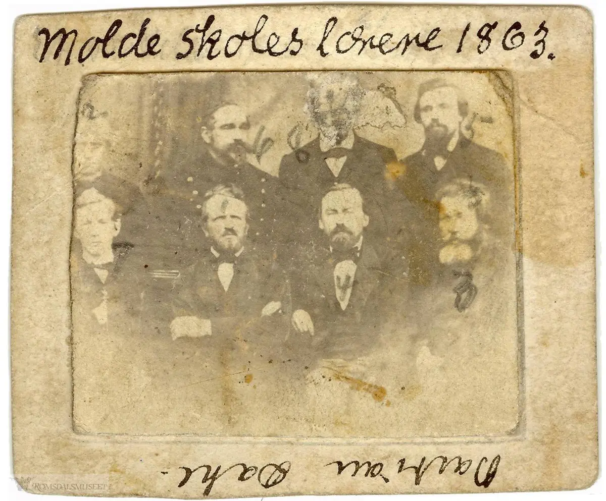 Molde skoles lærere i 1863.