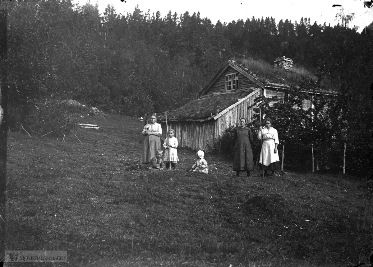 Siem, Beret Sæterbø med familie på besøk.(Edvard var i Amerika fra april 1896 til desember 1910)