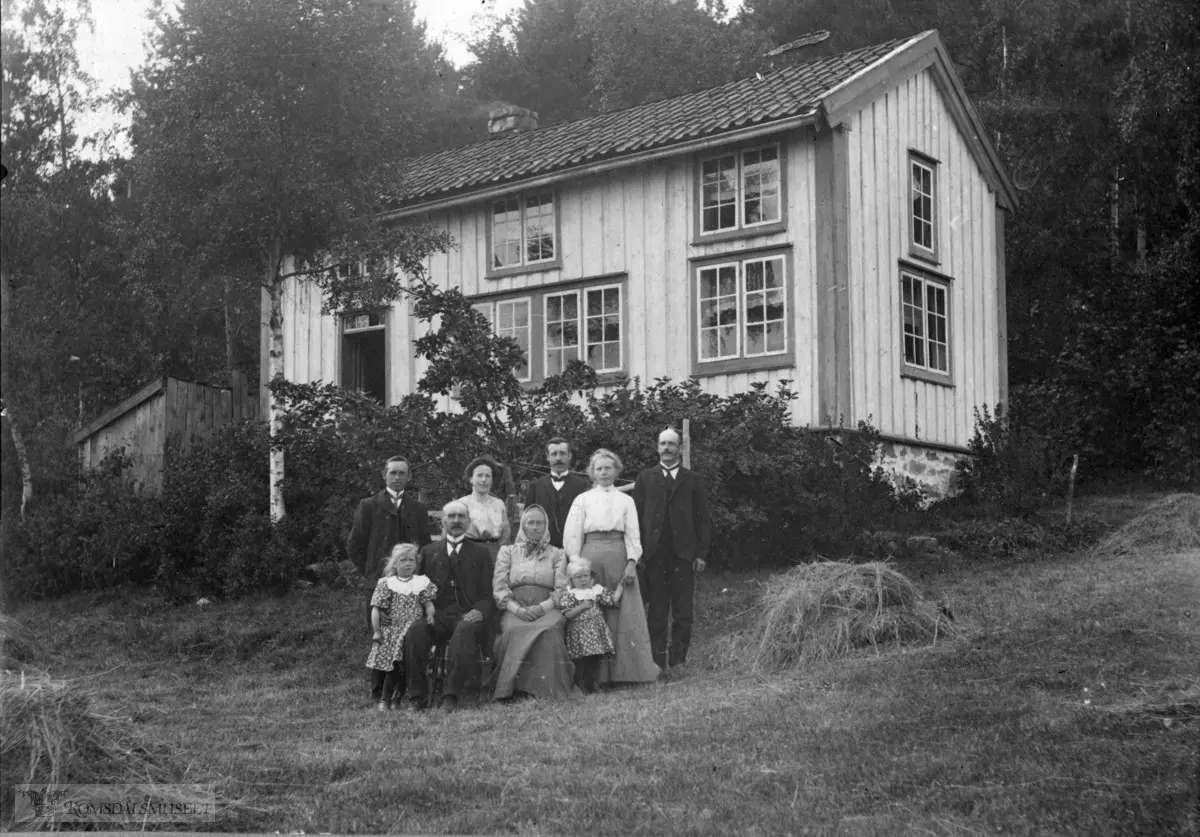 "Huset på Kringstad hvor mine besteforeldre holder til de siste årene"