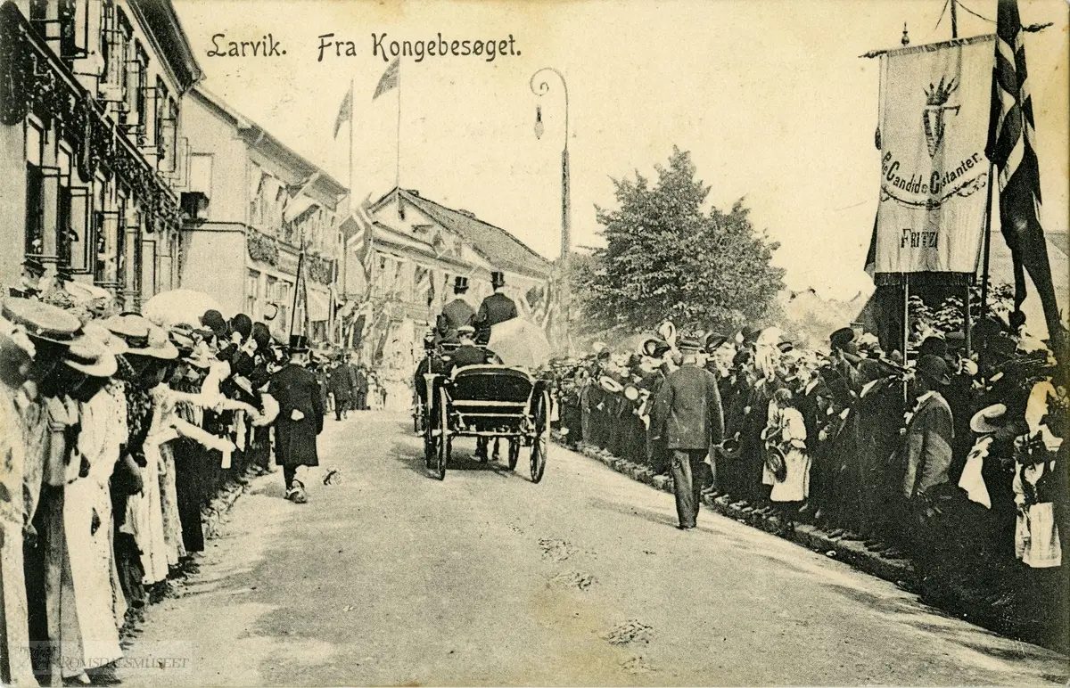 Fra Kroningsreisen i 1906.