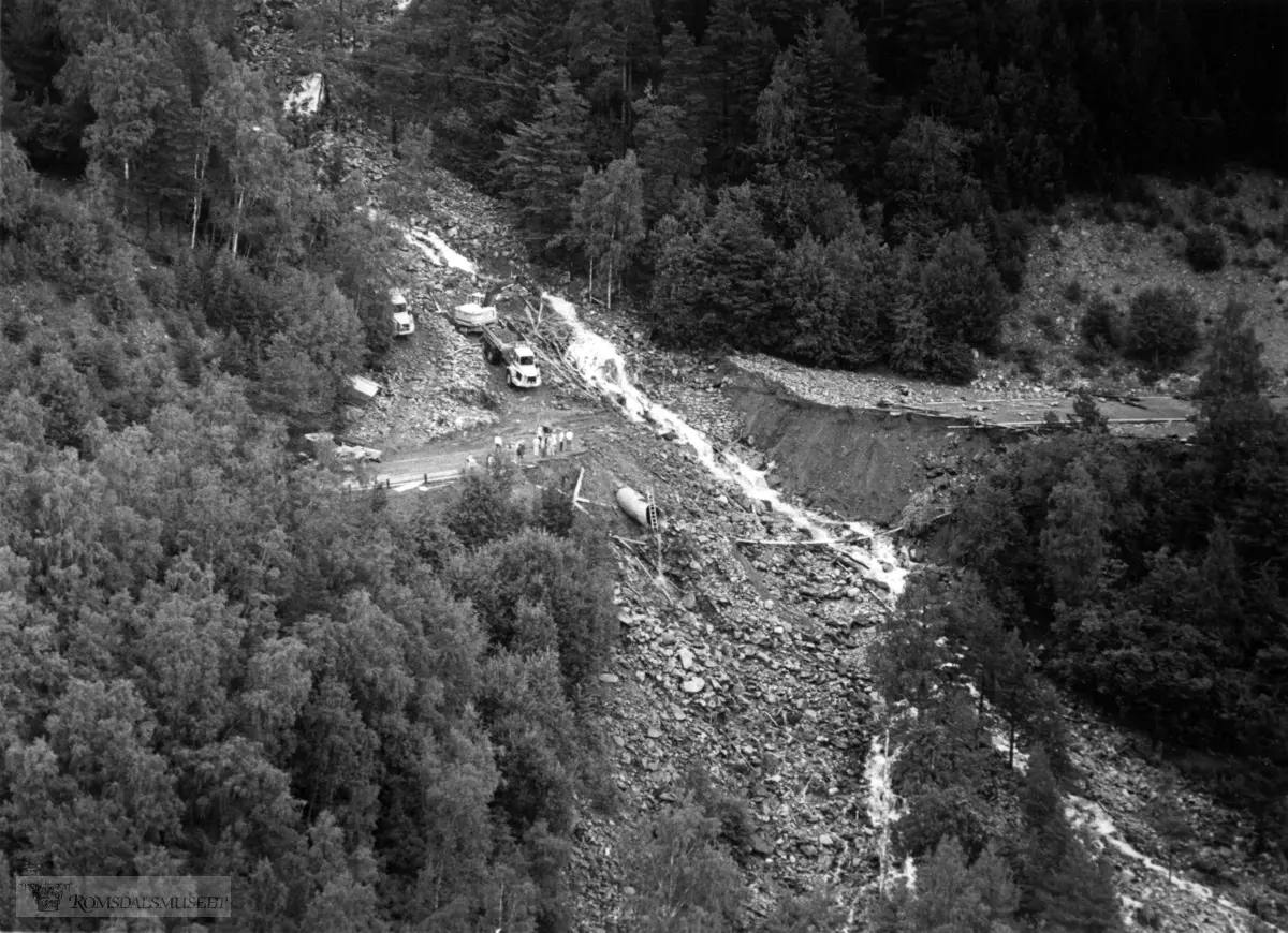 Flom, Strykelva Hagbøen på Boggestranda i august 1988..1 person omkom.