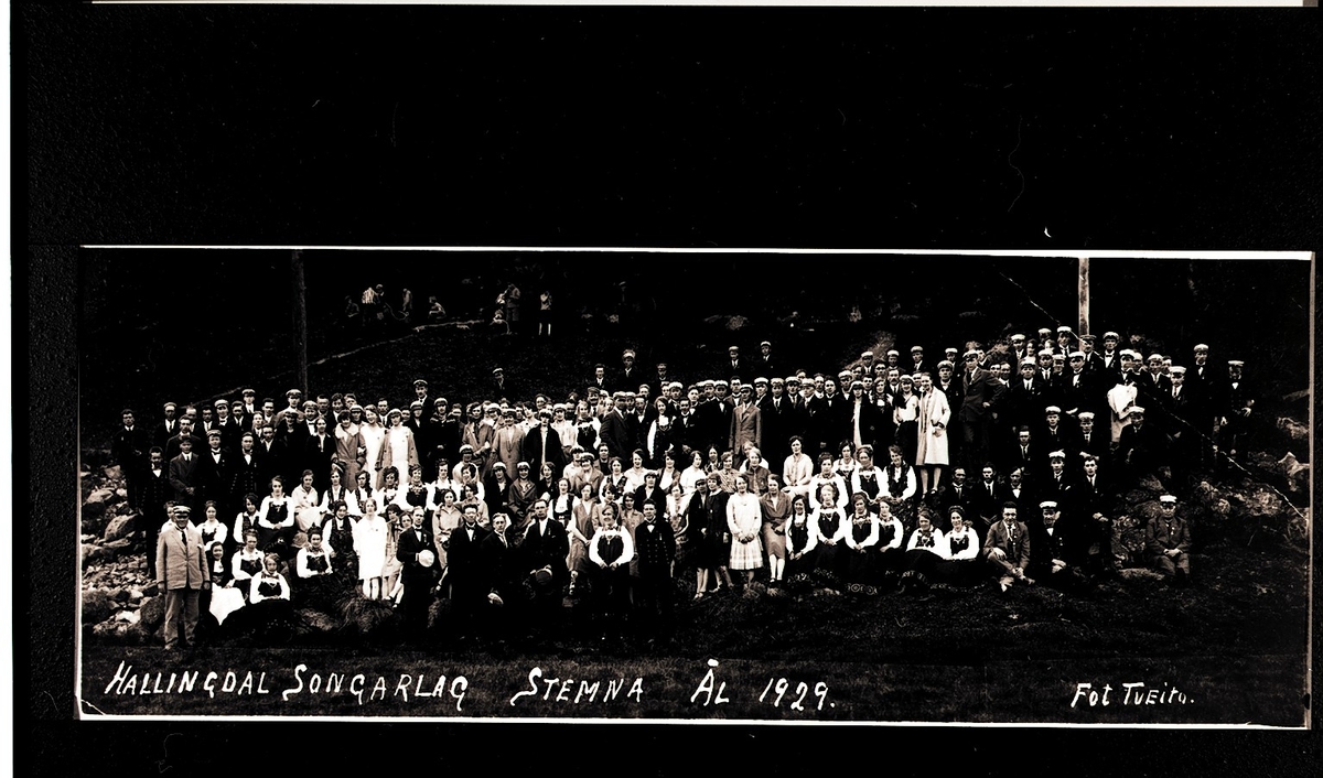 Hallingdal Songarlag stemne på Ål 1929.