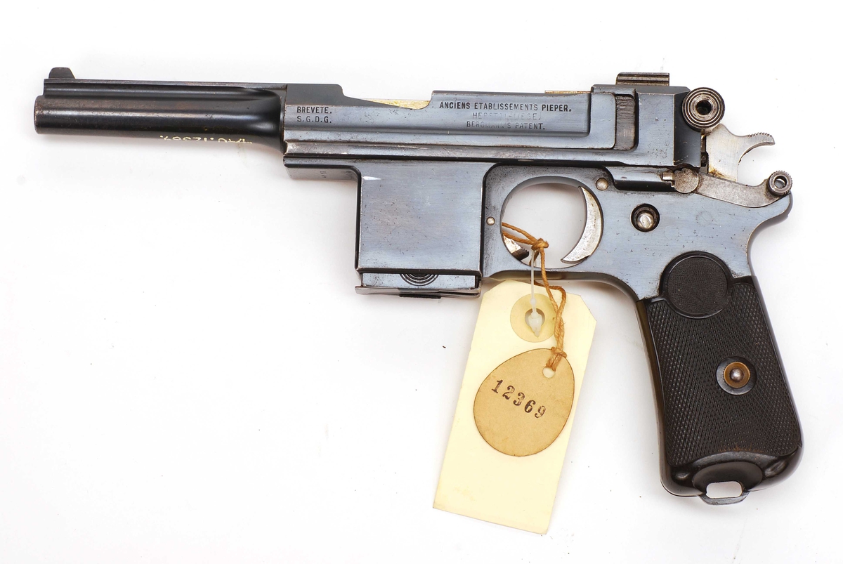 Pistol 9mm largo Bergman Bayard M1910
