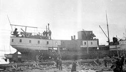 Hamar, Sterudodden, Høiensalodden, Hamarslippen, bedding for