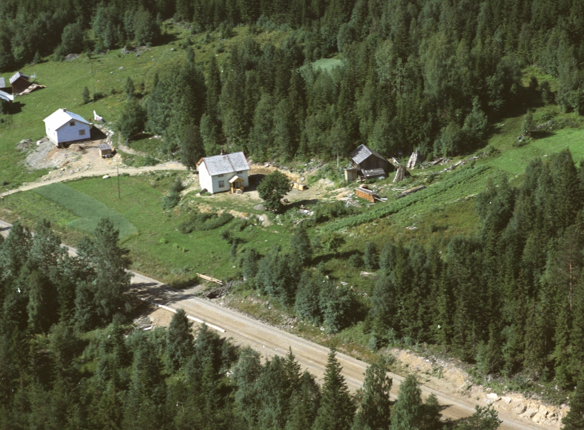 Flyfoto av Solbergshagen, Næroset ?, Ringsaker.