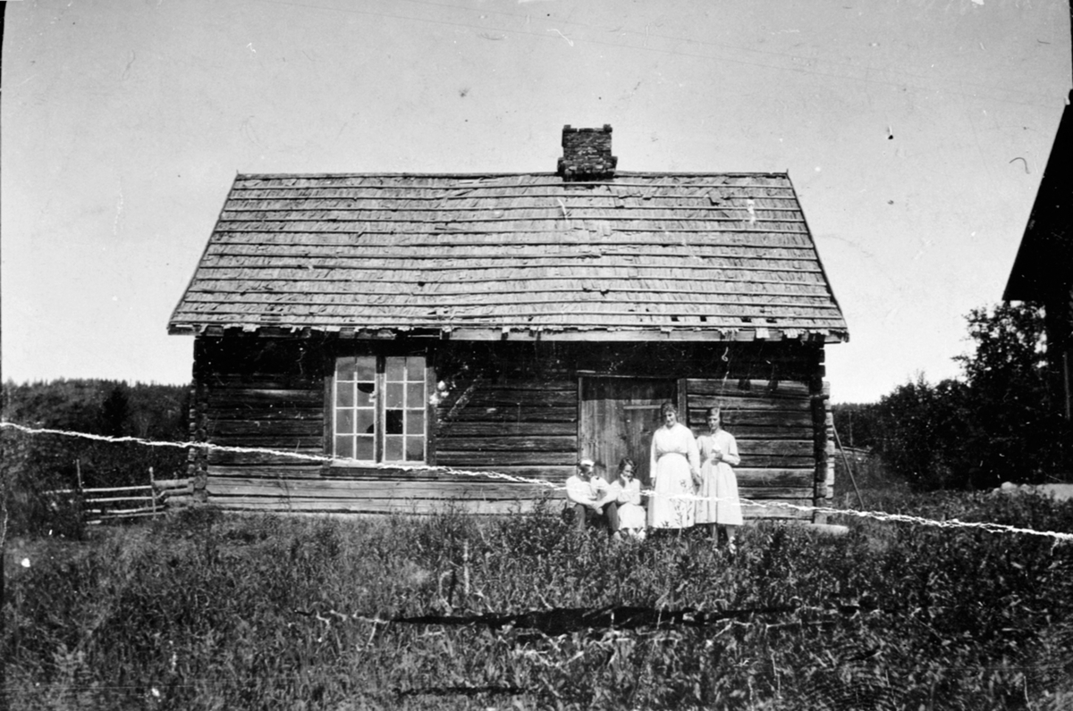 Gamle huset i Harkerud på Hovinsholm, Helgøya.