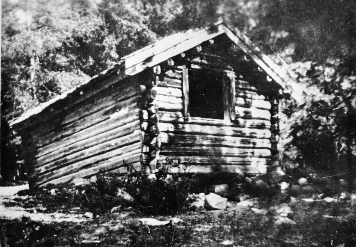 Furusetstua på Trosterud, Helgøya. Bygd i 1860-åra.