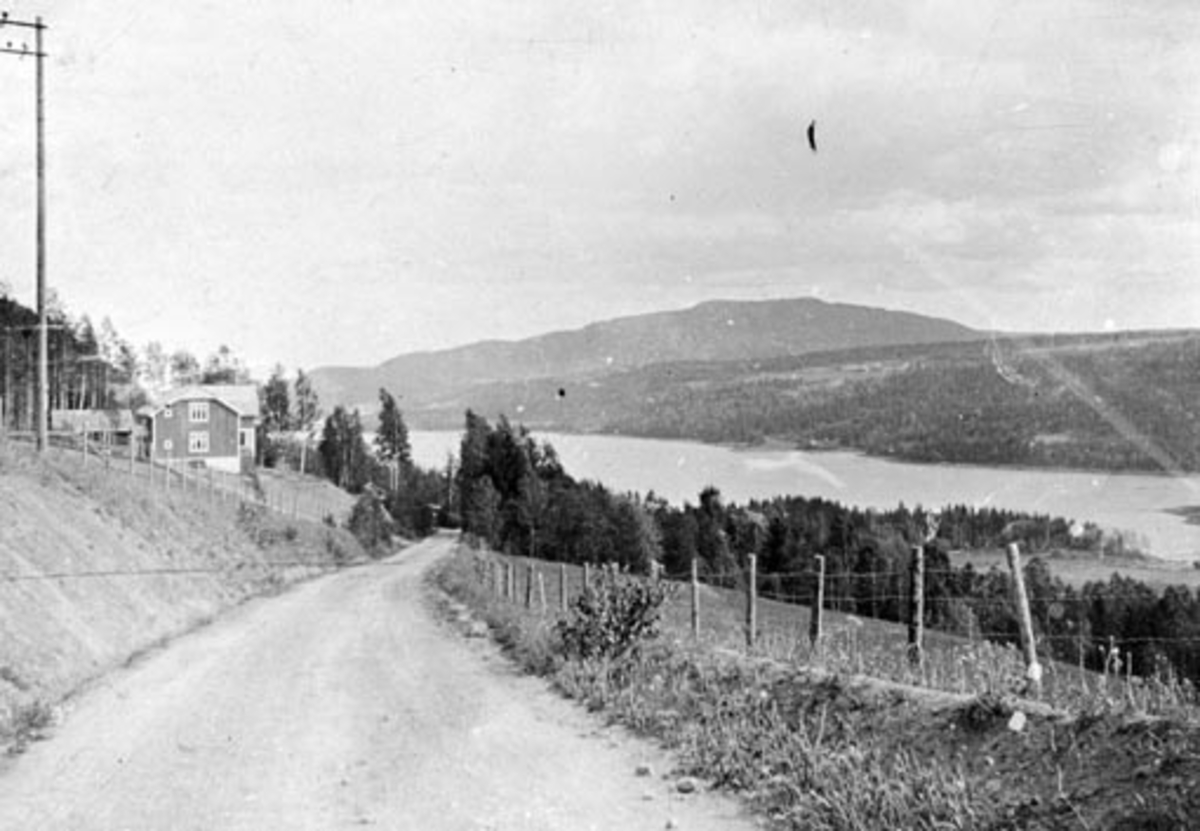 Utsikt mot Botsenden, Bangsberget, Ringsaker.