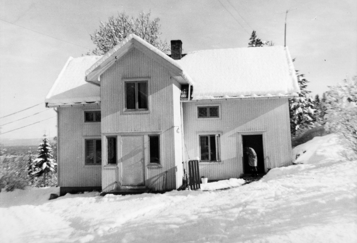 Fossengen, sent snøfall i begynnelsen av juni 1964. Det kom ca. 15 cm i løpet av natta. 