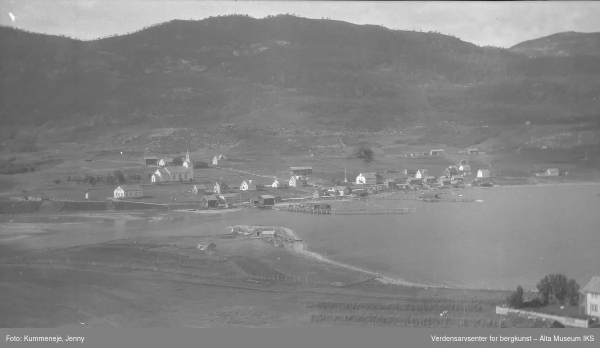 Oversiktsbilde av Talvik, 1924