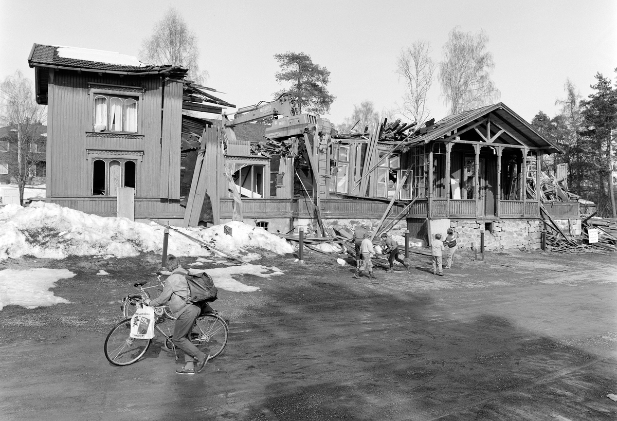 Hamar, Ankervegen 11, Furubakken, Hamar Døveskole rives i 1985, 