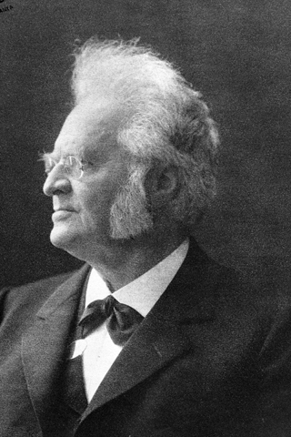 Portrett i profil Bjørnstjerne Bjørnson