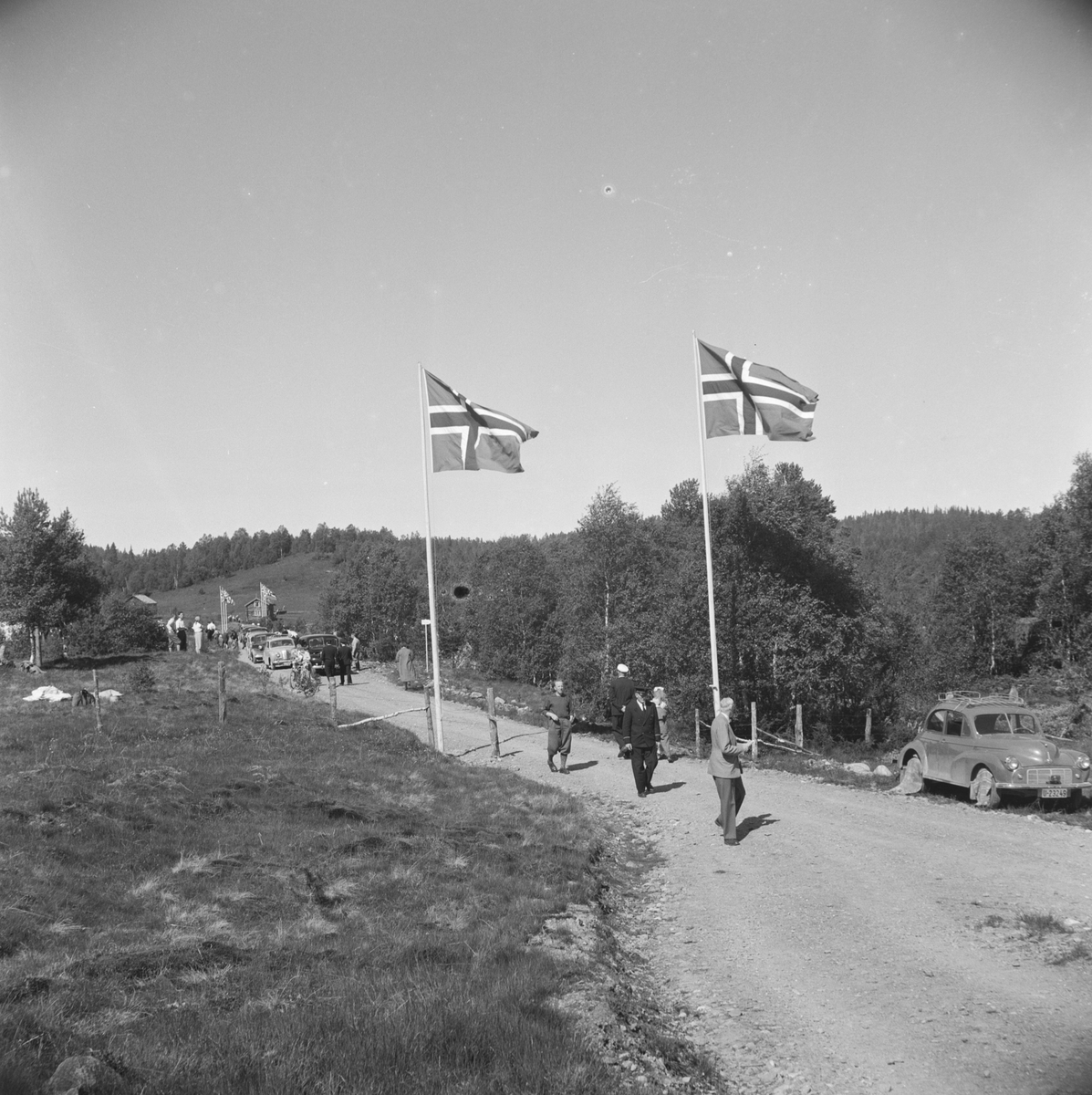 Stevne på Nyplassen 1957 (Grutsæter hytteplass).