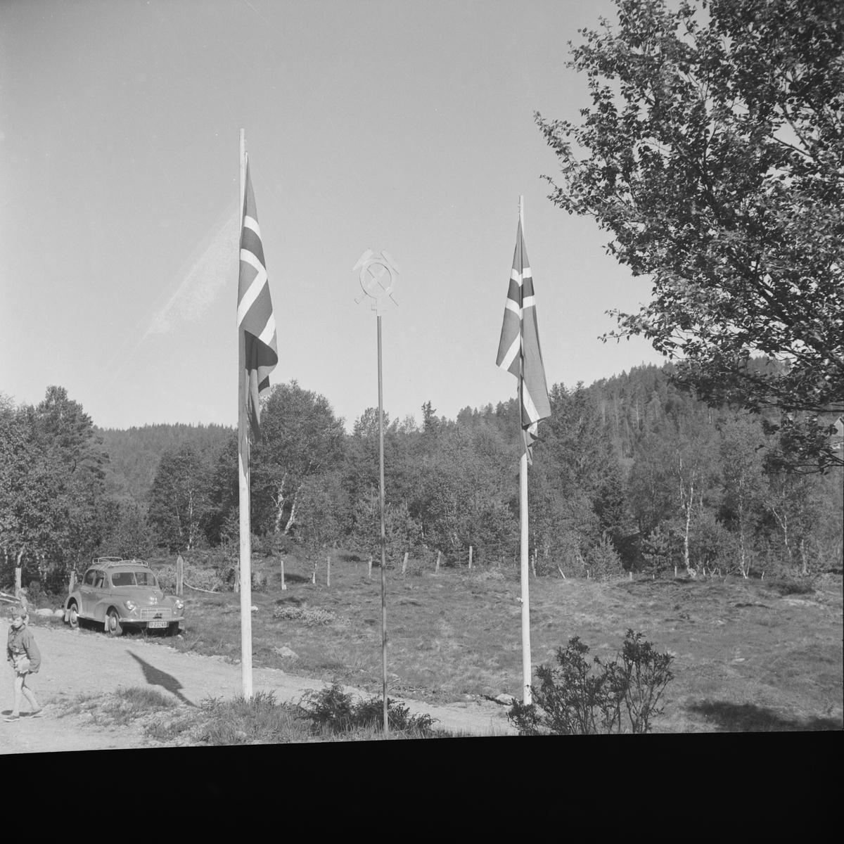 Stevne på Nyplassen 1957 (Grutsæter hytteplass).