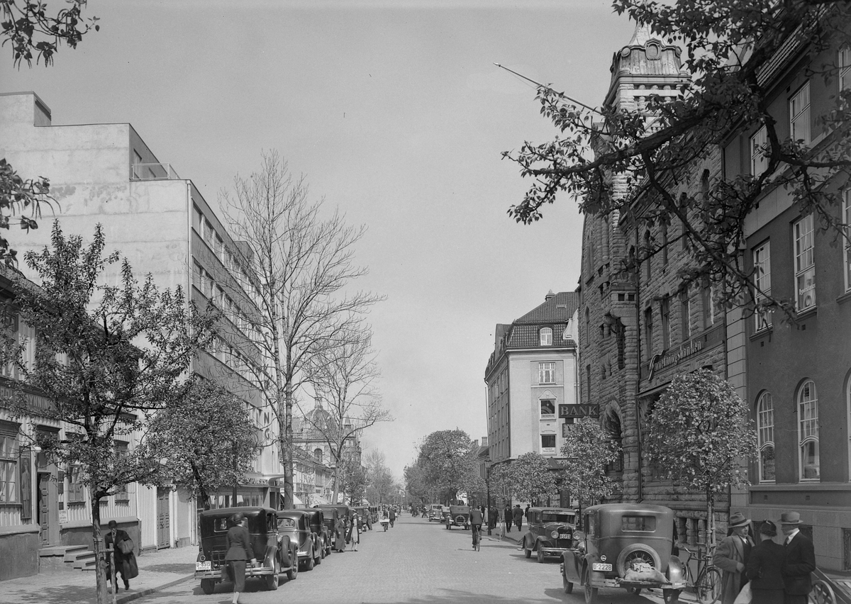 Søndre gate forbi Lilletorvet nedover mot Olav Tryggvasons gate