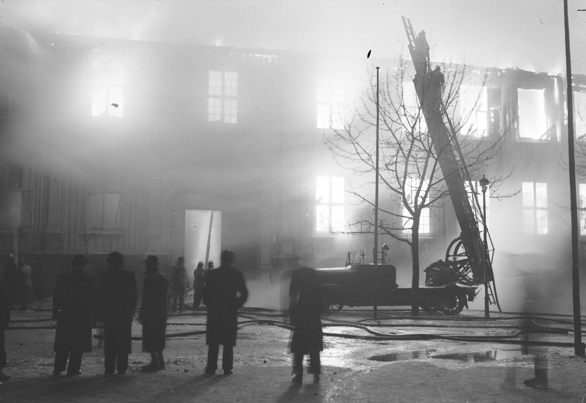 Brann i Harmonien på Torvet