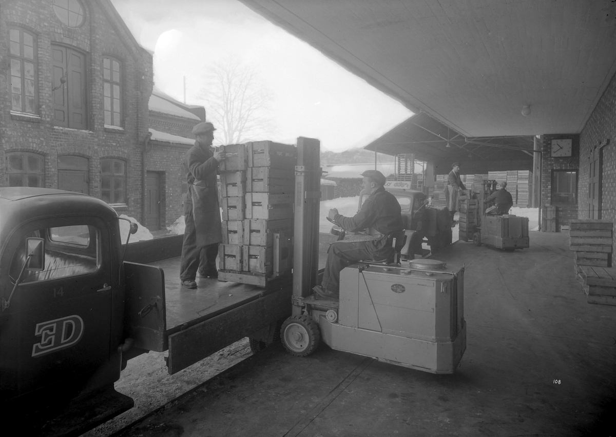 Lager på E.C. Dahls Bryggeri på Kalvskinnet