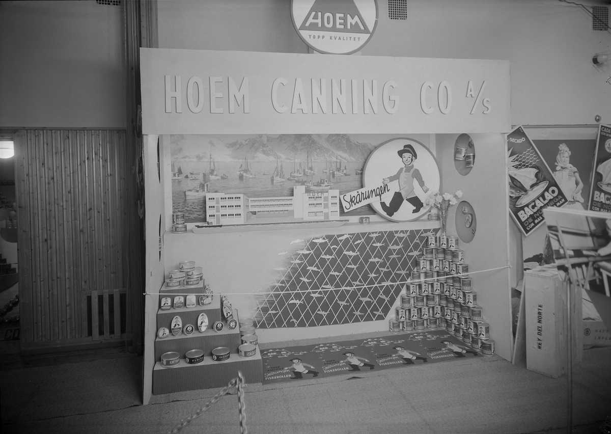 Nordmørsutstillinga i Kristiansund 1950. Hoem Canning Co. A/S