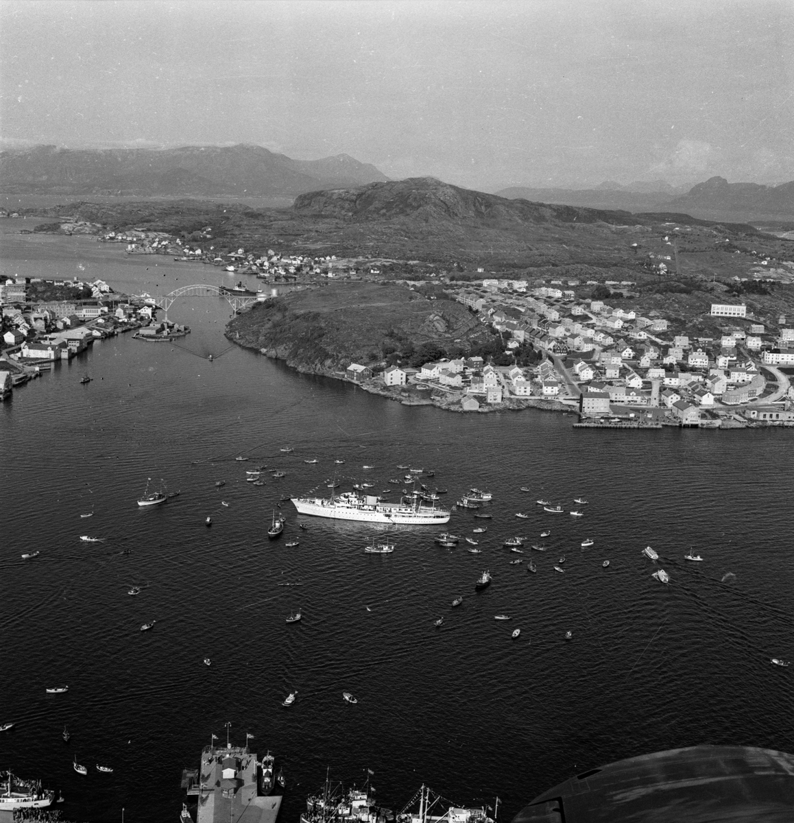 Kristiansund sett fra lufta