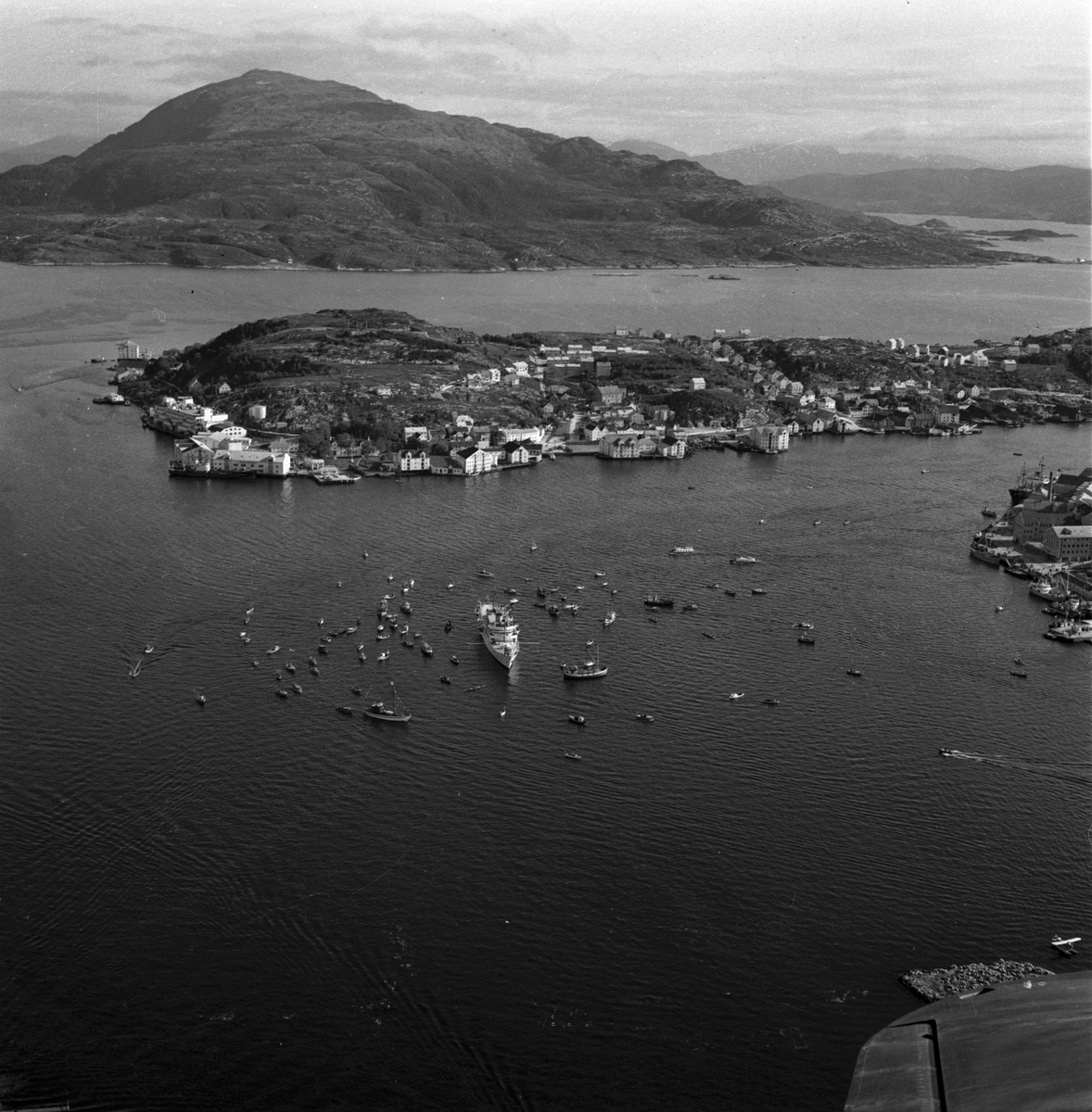 Kristiansund sett fra lufta