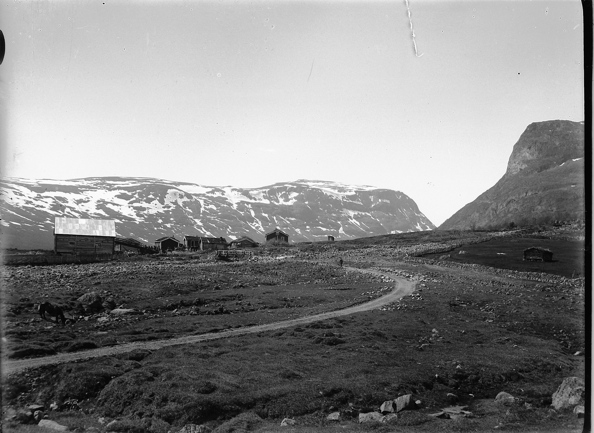 Oppland, Nord-Fron, Sikkildalsseter, Sikkilsfalsætra Fjellandskap.