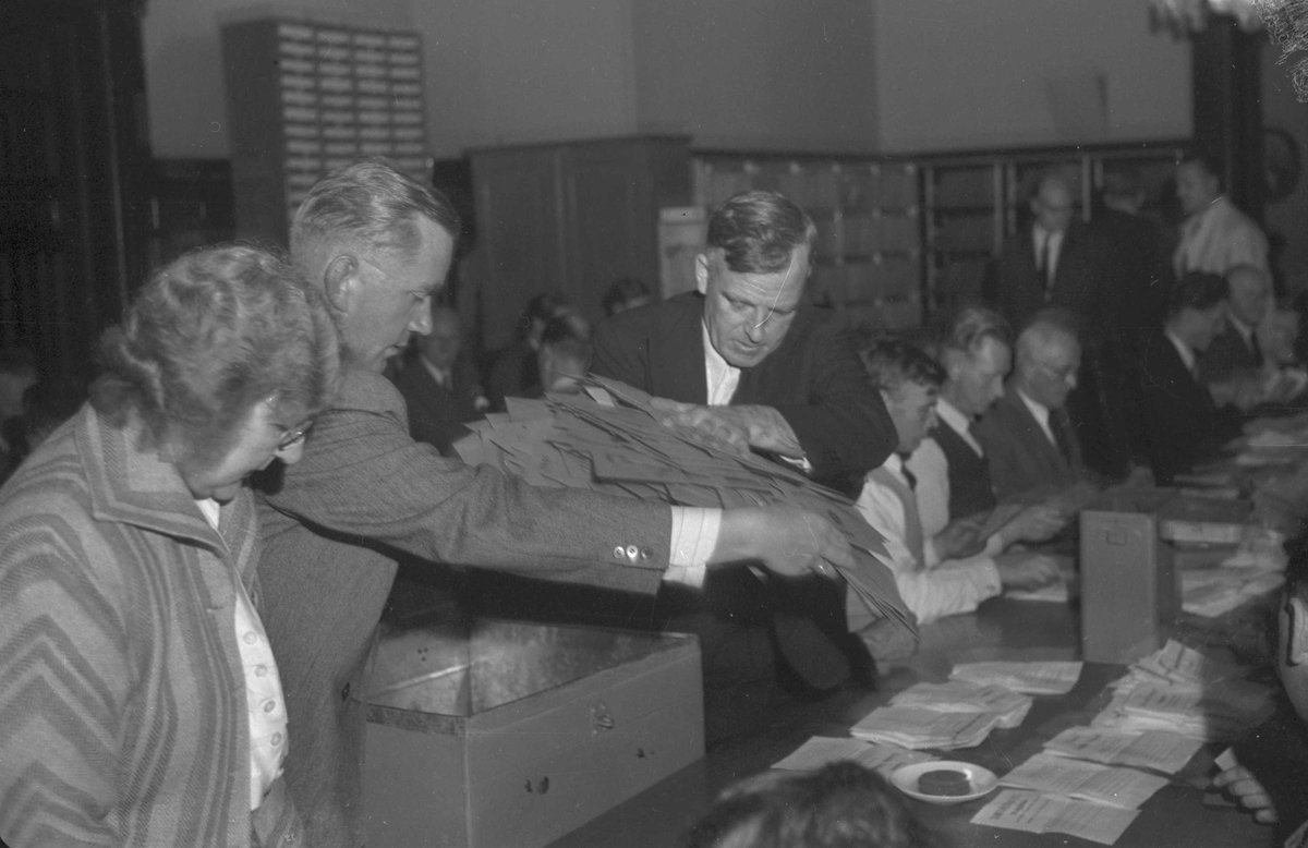 Stemmeopptelling ved stortingsvalget i 1949