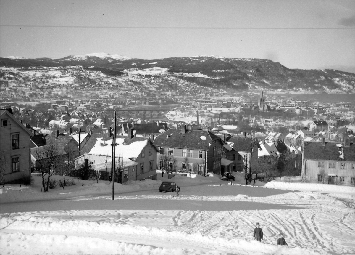 Utsikt over Trondheim fra Blussuvoll