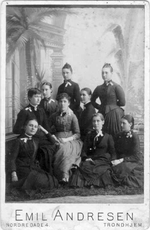 Atelierbilde, forening, kvinner, lærerinner